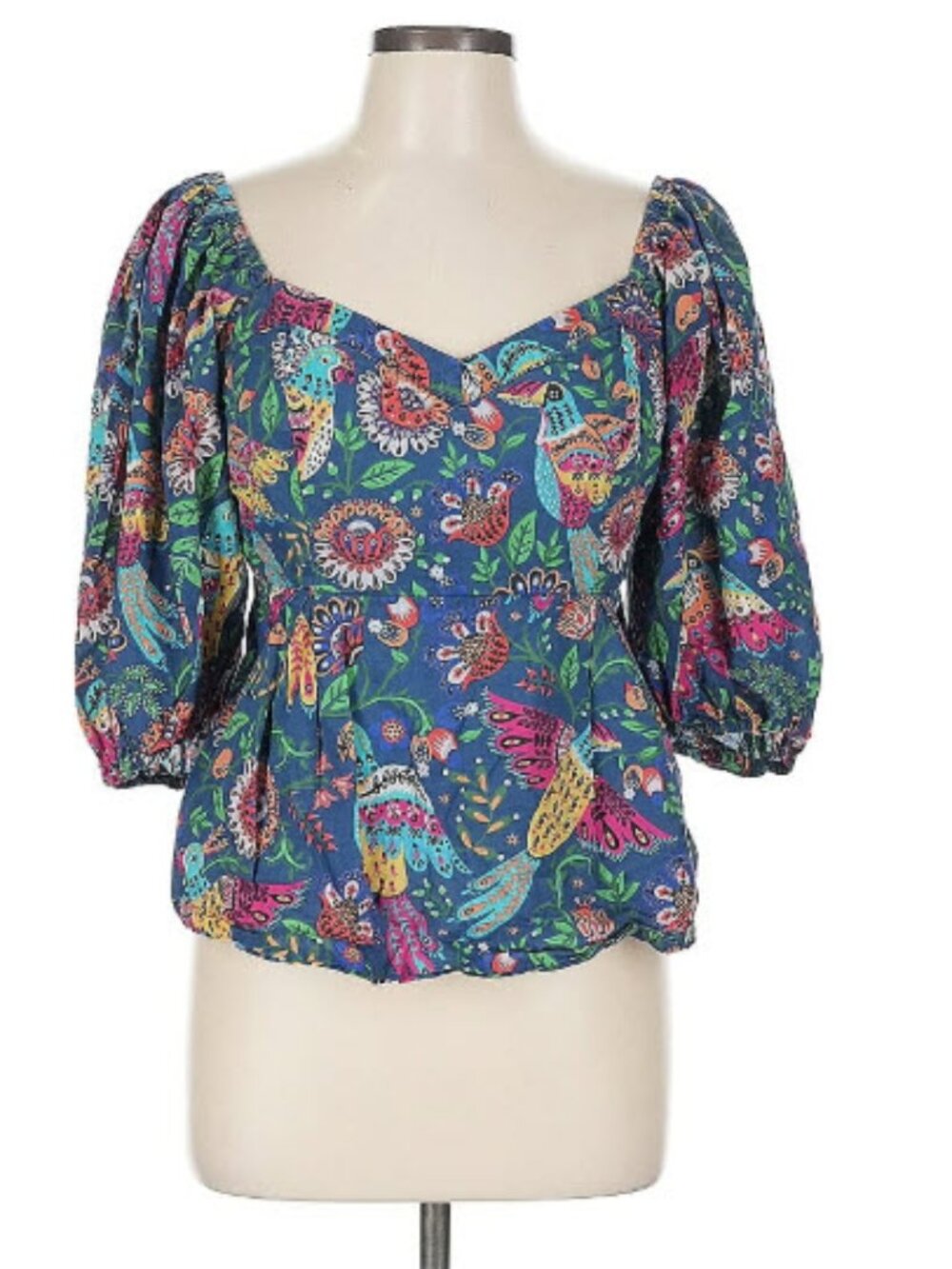 Farm Rio 3/4 sleeve top